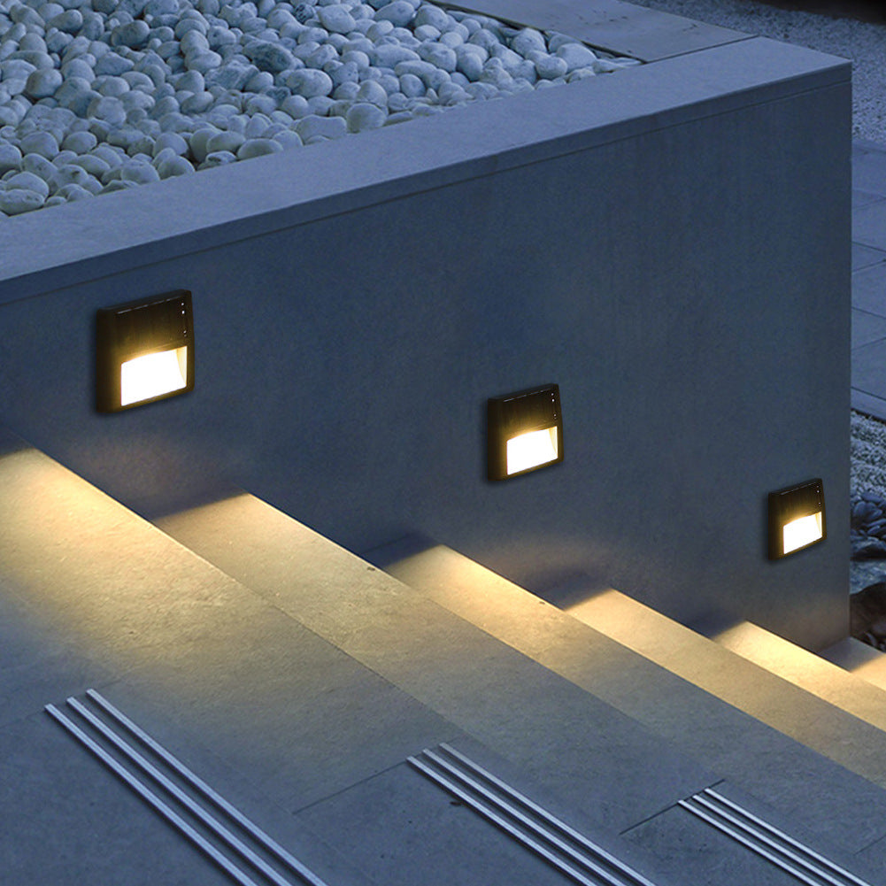 RadiantStep Solar Bodenleuchte – LED Wandleuchte für Außen