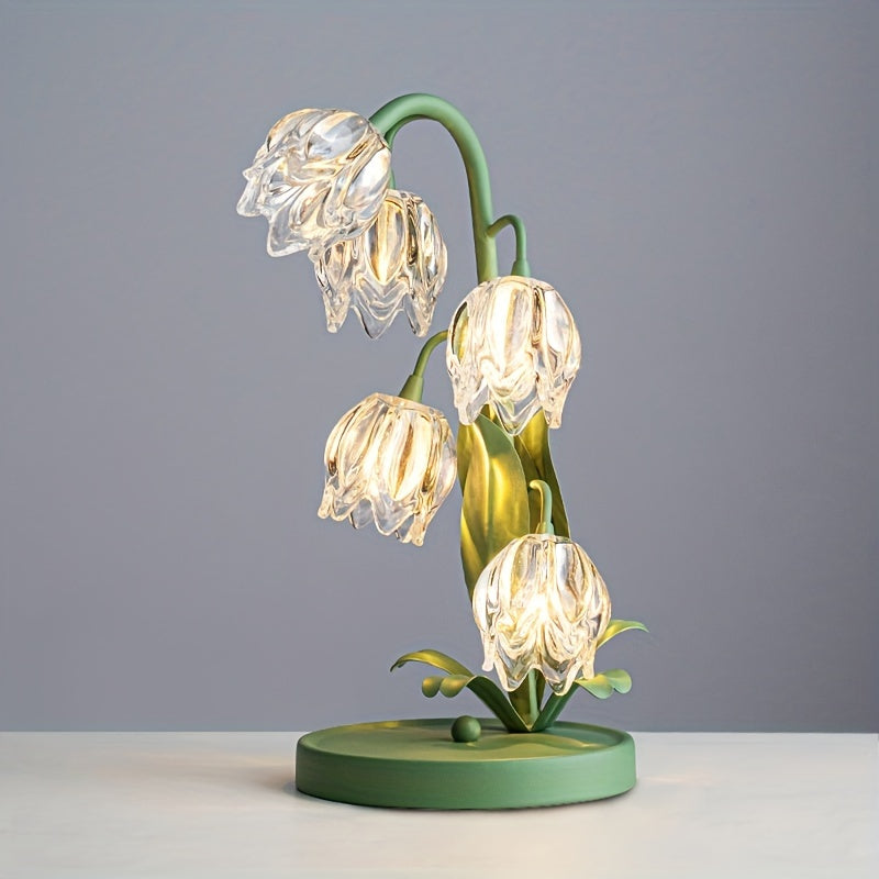 BloomLight - Art Deco LED-Tischlampe
