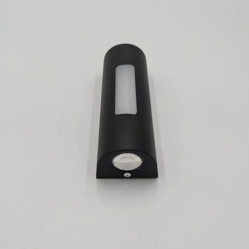 Cylintra Außenwandleuchte – Modern, LED, zylindrisch, schwarz, für Garten