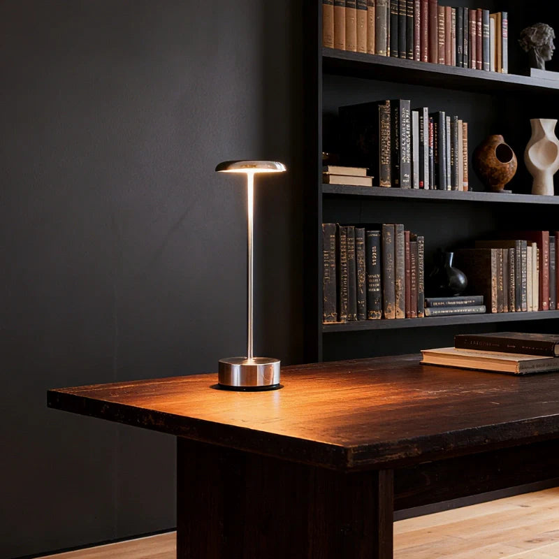 NovaGlow – Moderne Tischleuchte, dimmbar, Weiß, Wohnzimmer