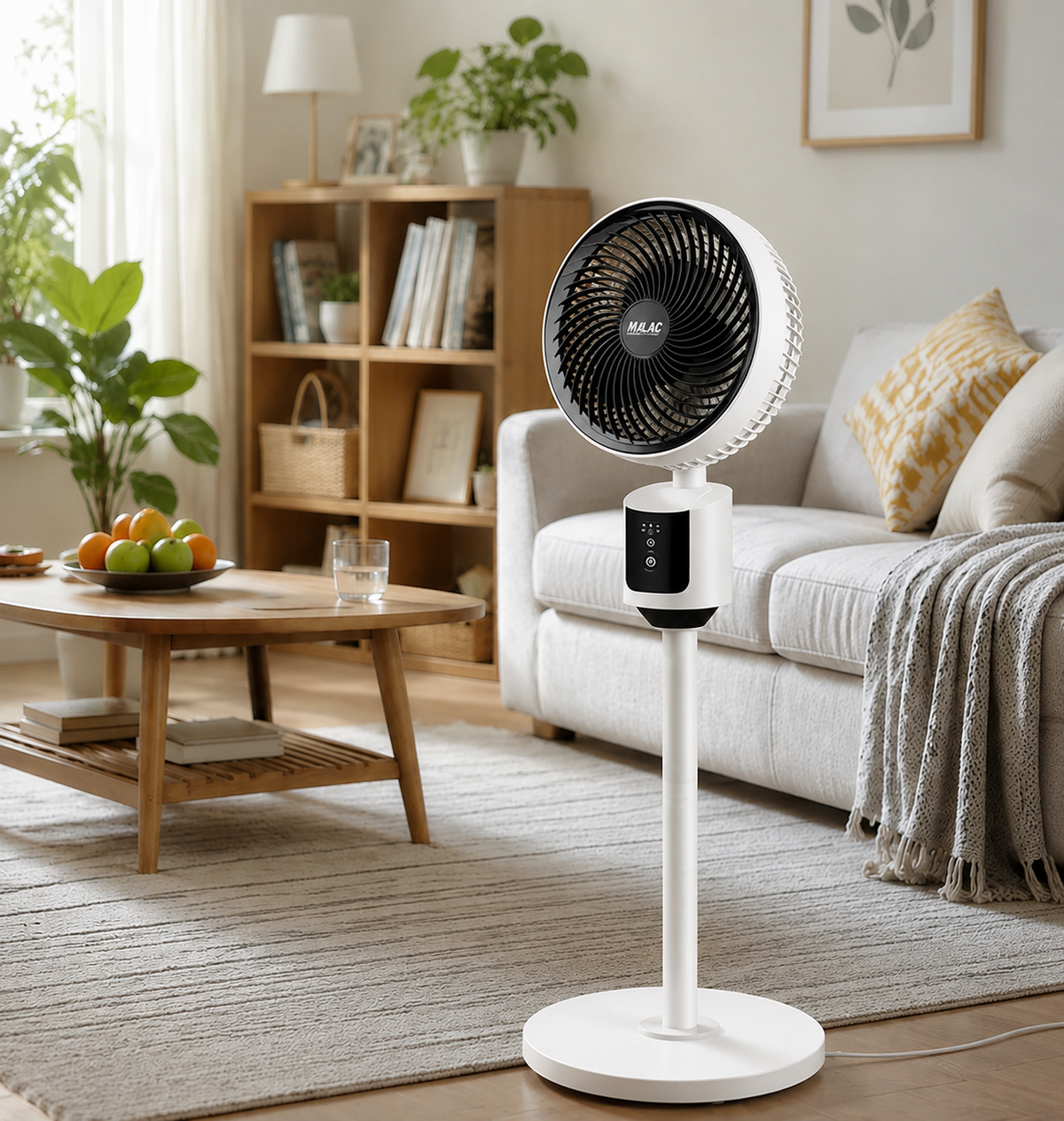 Standventilator mit 3D-Oszillation | Höhenverstellbar