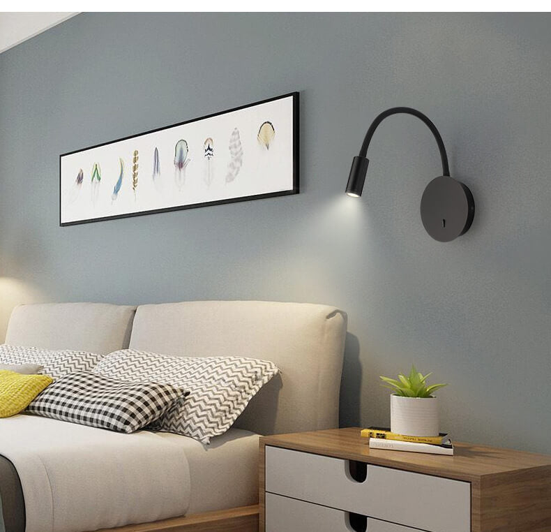 TwistGlow 360° verstellbare LED-Wandleuchte - Industriedesign