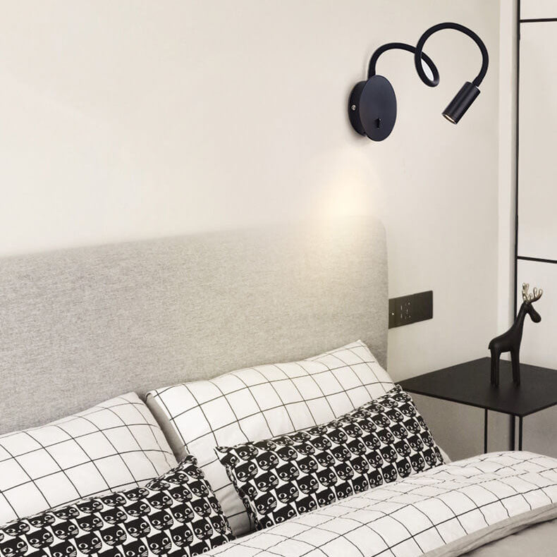 TwistGlow 360° verstellbare LED-Wandleuchte - Industriedesign