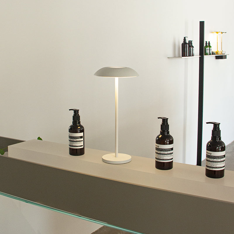 FerroLume Vintage-Tischlampe Eisen Retro Stil Schwarz für Wohnzimmer