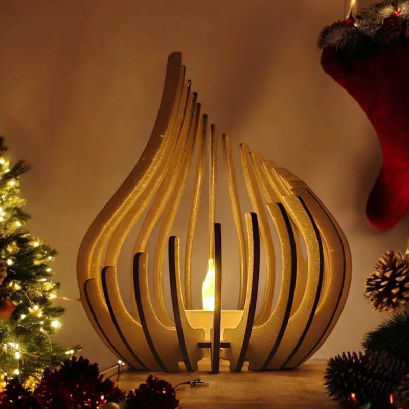 LumoDrop Kerzenhalter – elegant gläsern für Tischdeko & Wohnzimmer