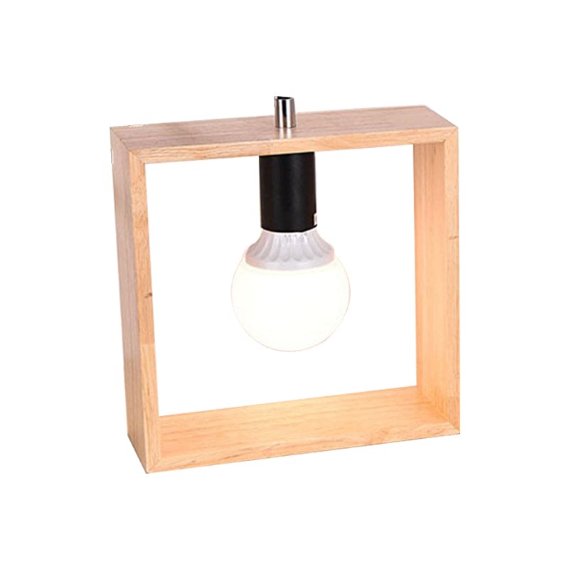 LumoWood LED Tischlampe Holzdesign Modern Eiche Wohnzimmerlicht
