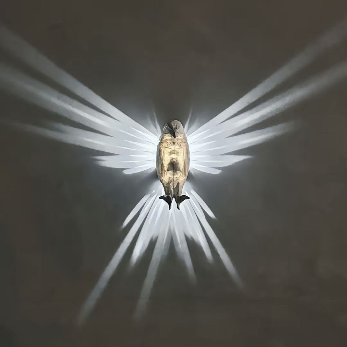 TwilightOwl - LED-Wanddekoration in Eulenform zur Stimmungsbeleuchtung