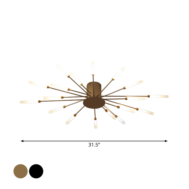 ZenithLume - Moderne Burst LED Deckenleuchte