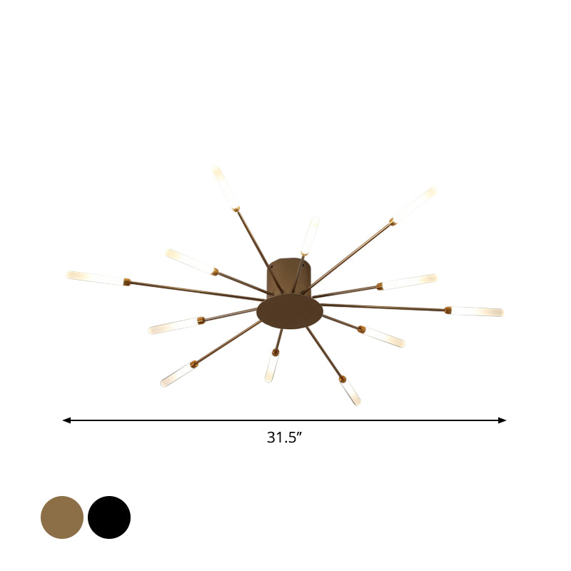 ZenithLume - Moderne Burst LED Deckenleuchte