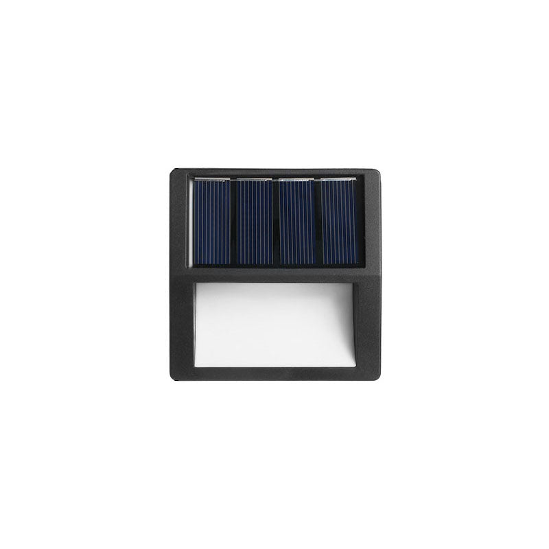 StepGlow Solar-Treppenlicht Rund/Quadrat IP65 für Garten