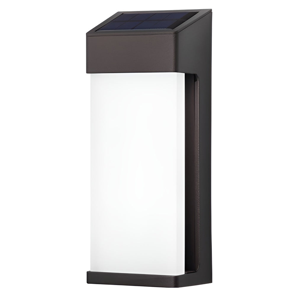 SolarNova LED Solar Wandleuchte Außen – 2er-Set, Schwarz & Wasserdicht