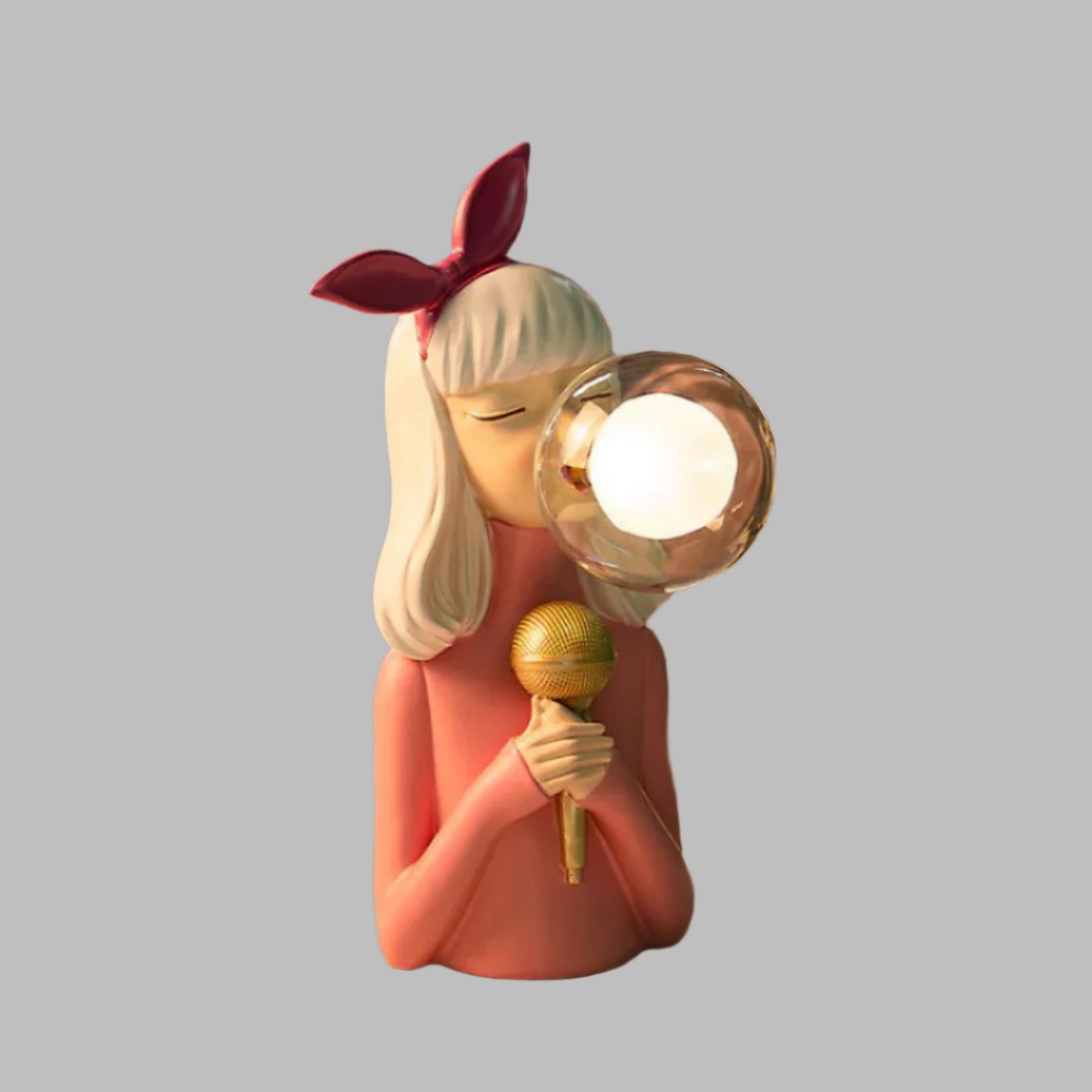 SorellaLuce Tischlampe Skulptural Modern Beige für Wohnzimmer