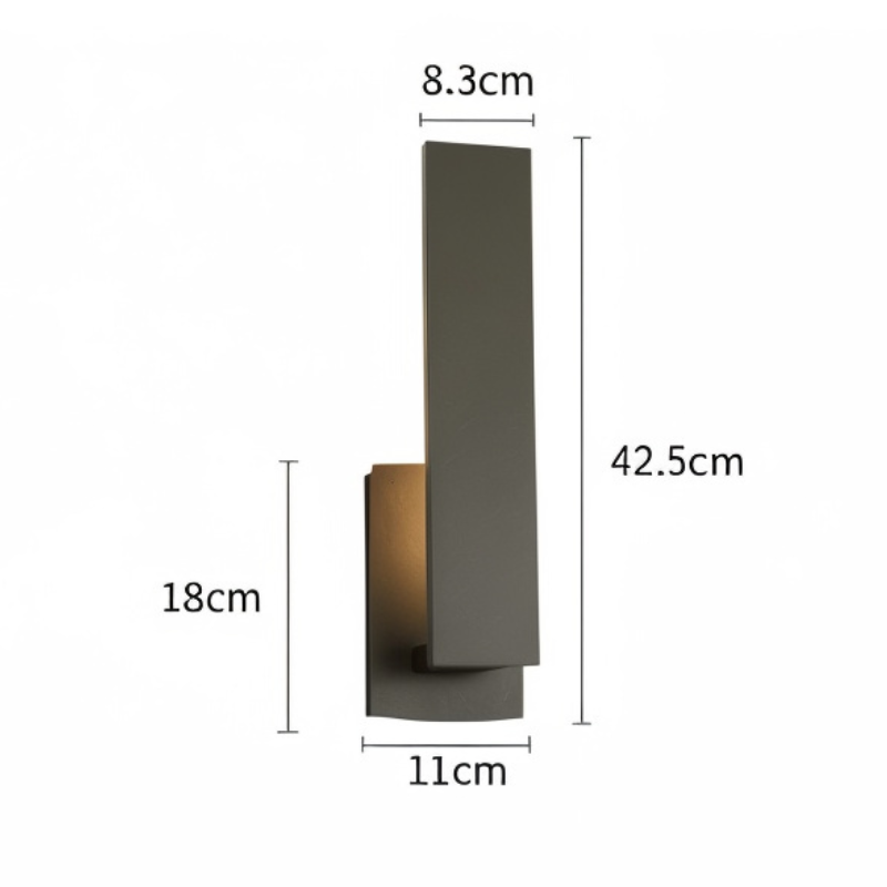LumiVibe LED Außenwandleuchte – Modern, Wetterfest & Energiesparend