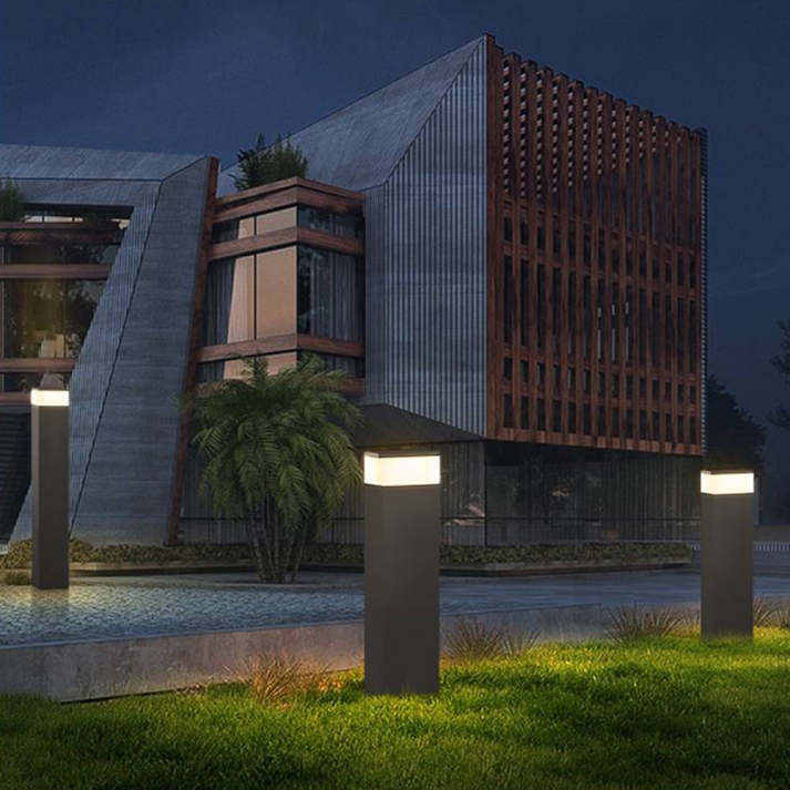 InduLuce Außenlampe LED Rechteckig Metall Anthrazit für Terrasse