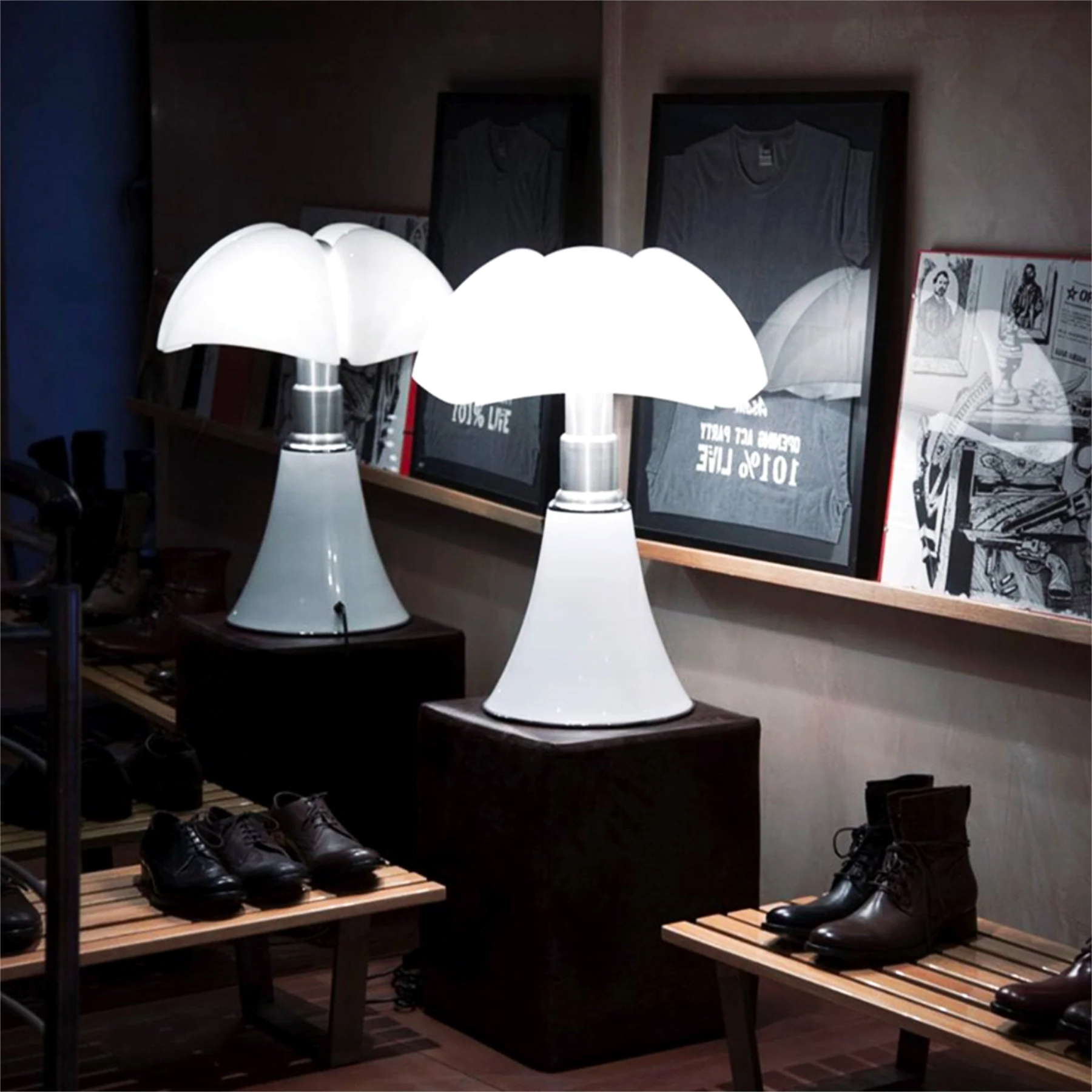 Moderne Blumentischlampe – Höhenverstellbar – LED – Schlafzimmer