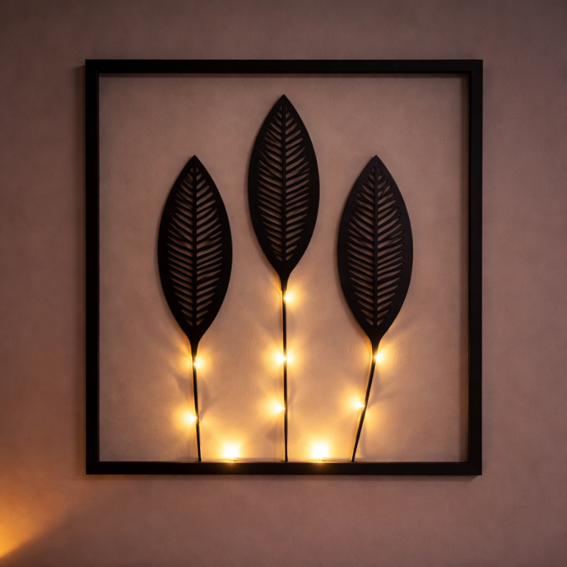 Lumen Leaf LED-Rahmenlampe mit Farbwechsel für Innenräume