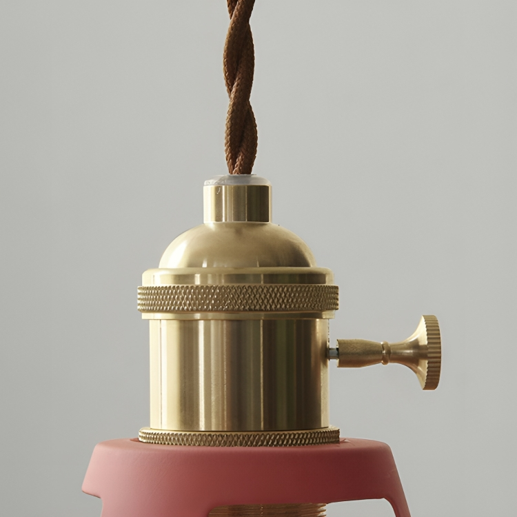Loftico Hängeleuchte, Industrial Retro, Metall, 1-Flammig, Für Wohnzimmer