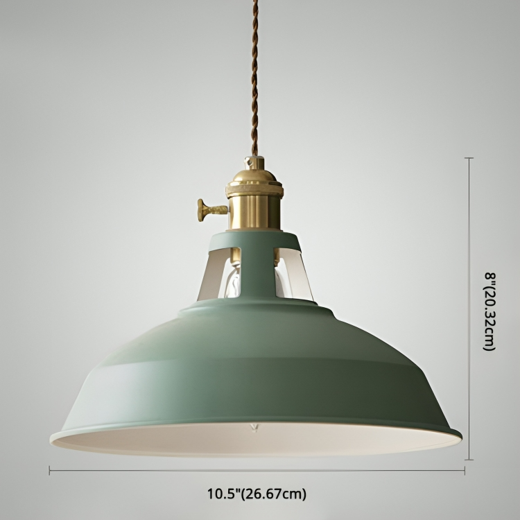 Loftico Hängeleuchte, Industrial Retro, Metall, 1-Flammig, Für Wohnzimmer