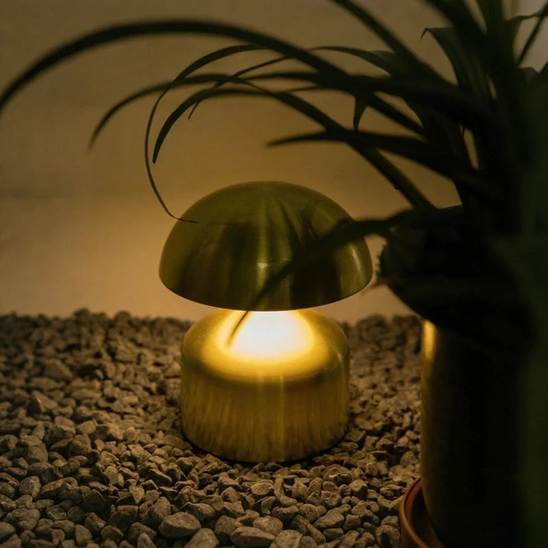 LumaAura – Moderne LED-Tischlampe, dimmbar, Weiß, Wohnzimmer