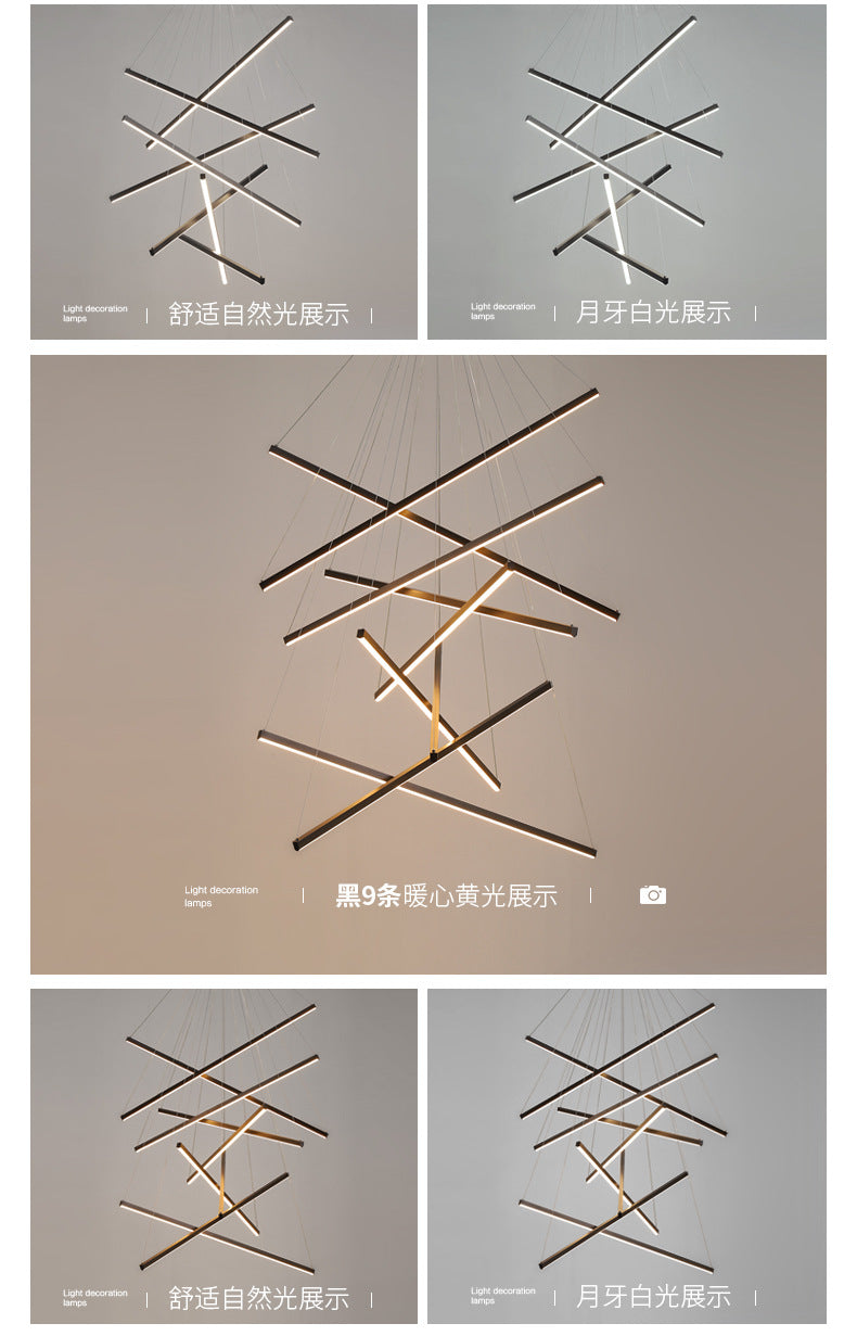 Schwarze LED Pendelleuchte – Modernes Design, Dimmbar, Metall