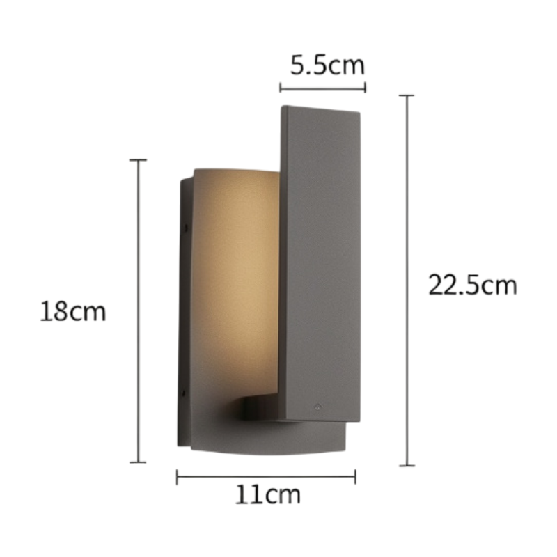 LumiVibe LED Außenwandleuchte – Modern, Wetterfest & Energiesparend