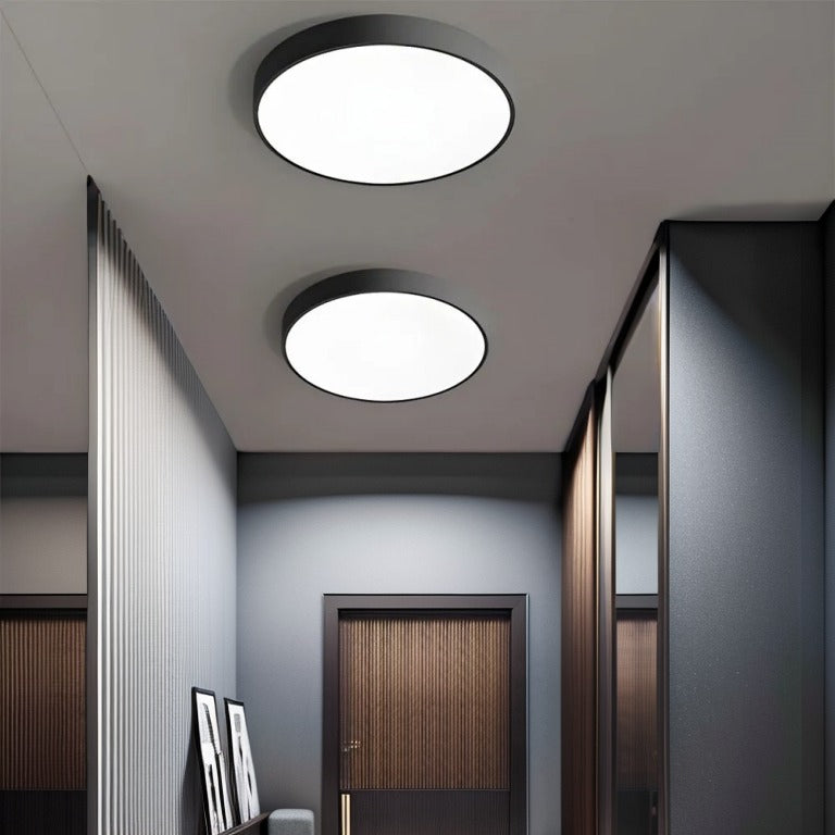 LumiCircle LED Deckenlampe Rund Modern Dimmbar Weiß fürs Wohnzimmer