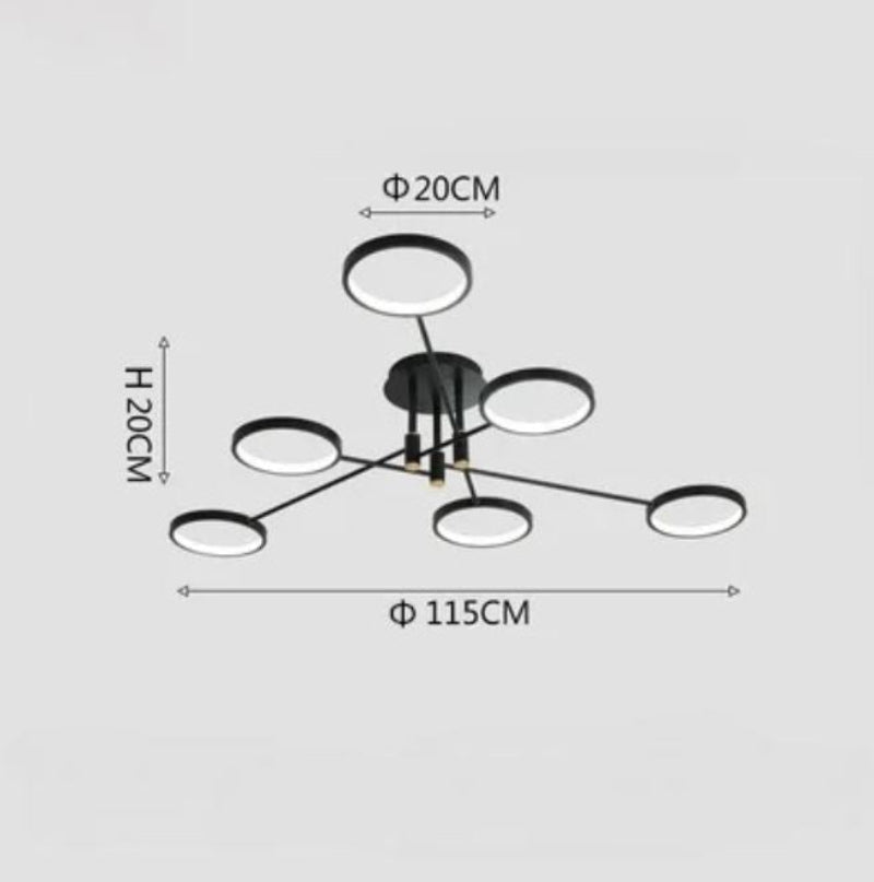 NovaLume - Eleganter LED-Hängender Kronleuchter