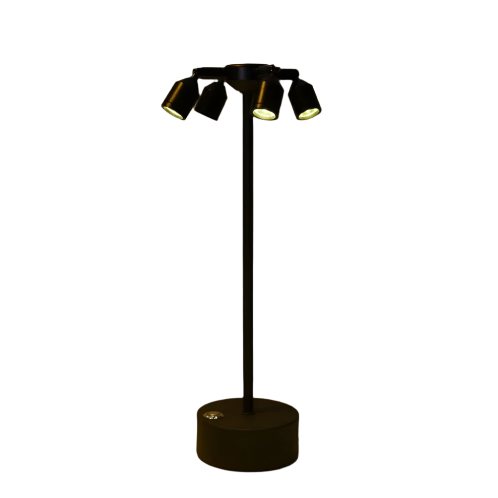 LumoLite Design-Tischlampe LED dimmbar schwarz fürs Büro
