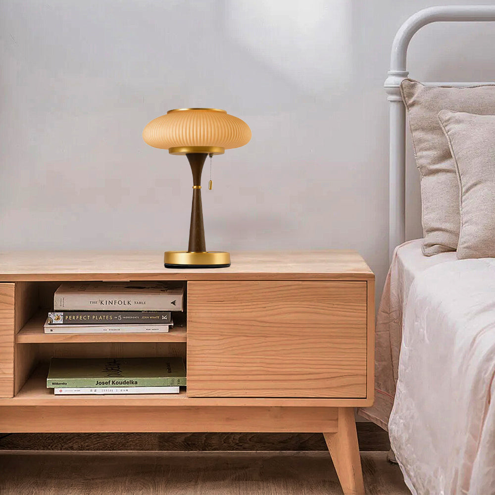 Minimalistische Tischlampe in Pilzform – LED – Dimmbar – Schlafzimmer