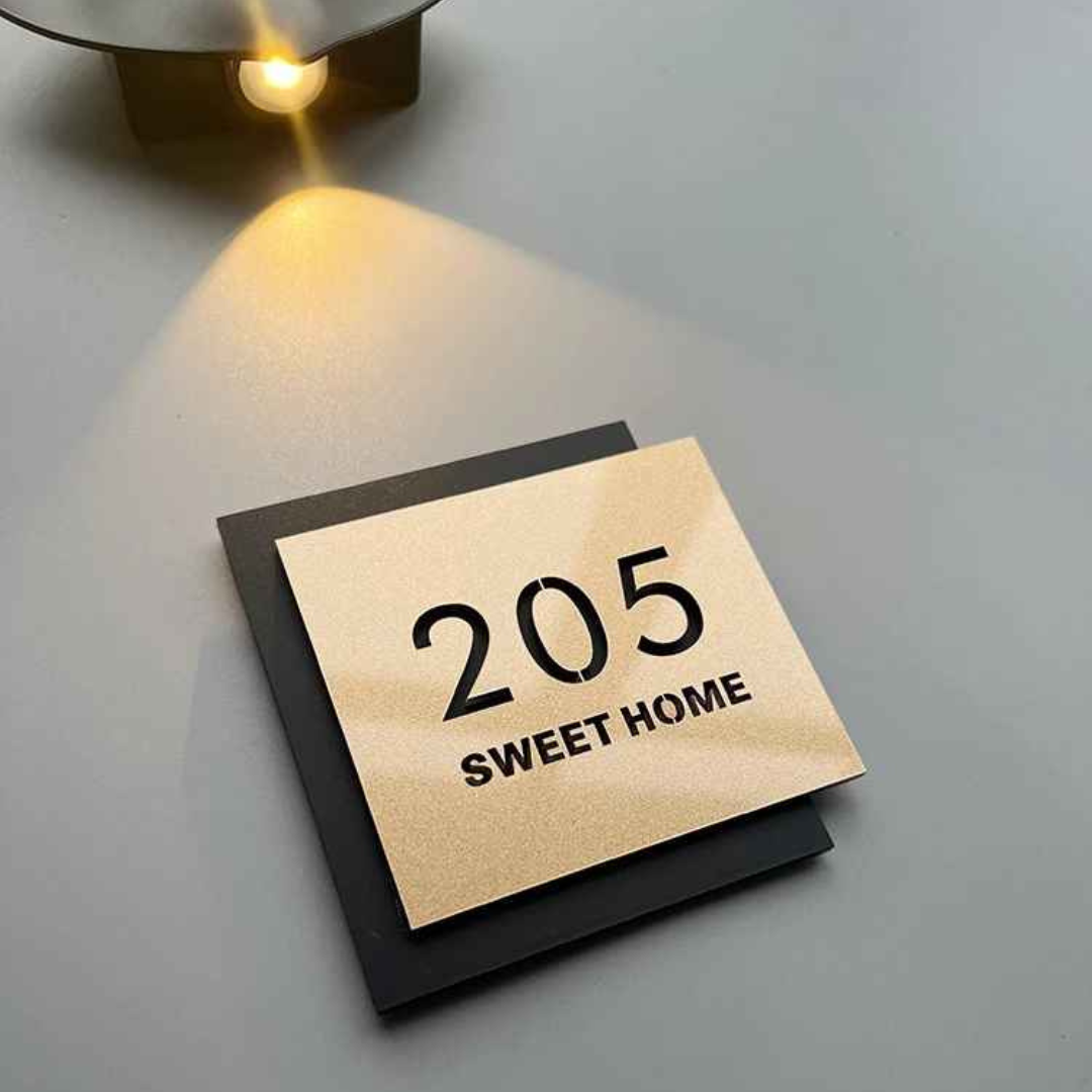 Acryl Hausnummer 3D Schwebend Modern Außen Wetterfest für Fassade und Hauseingang Anthrazit