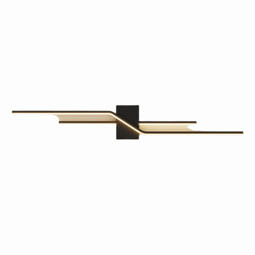 AetherGlow Moderne Wandleuchte - Elegantes Metall- und Acryldesign für Wohnzimmer oder Schlafzimmer