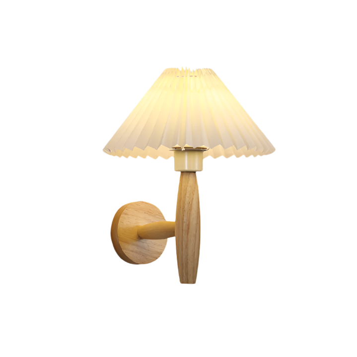 LumiOak - Elegante Wandleuchte aus Holz