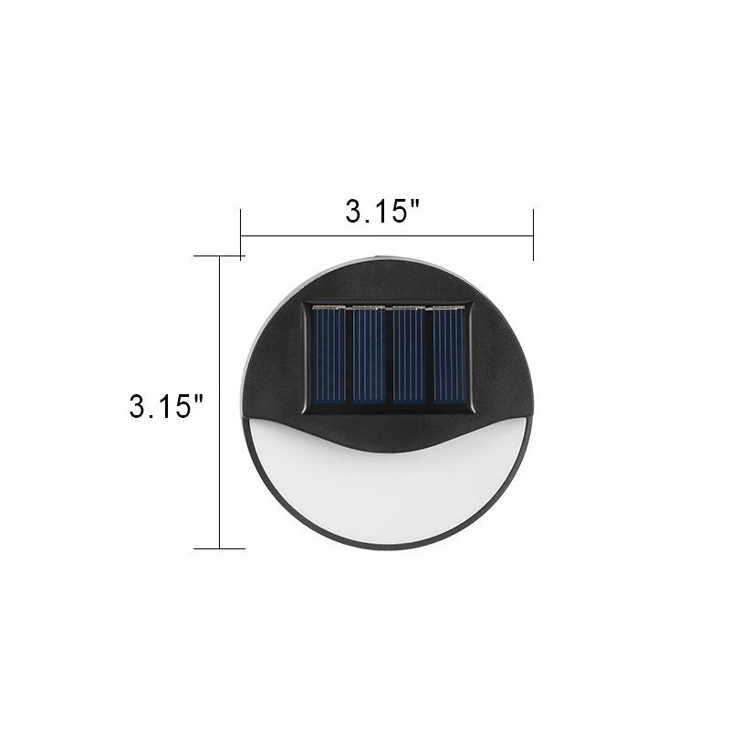 StepGlow Solar-Treppenlicht Rund/Quadrat IP65 für Garten