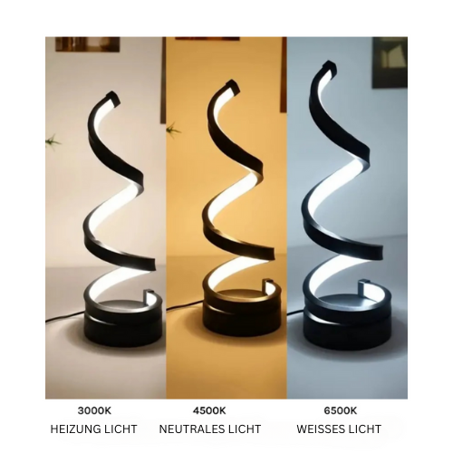Glowspiral I Atmosphärische LED-Tischleuchte
