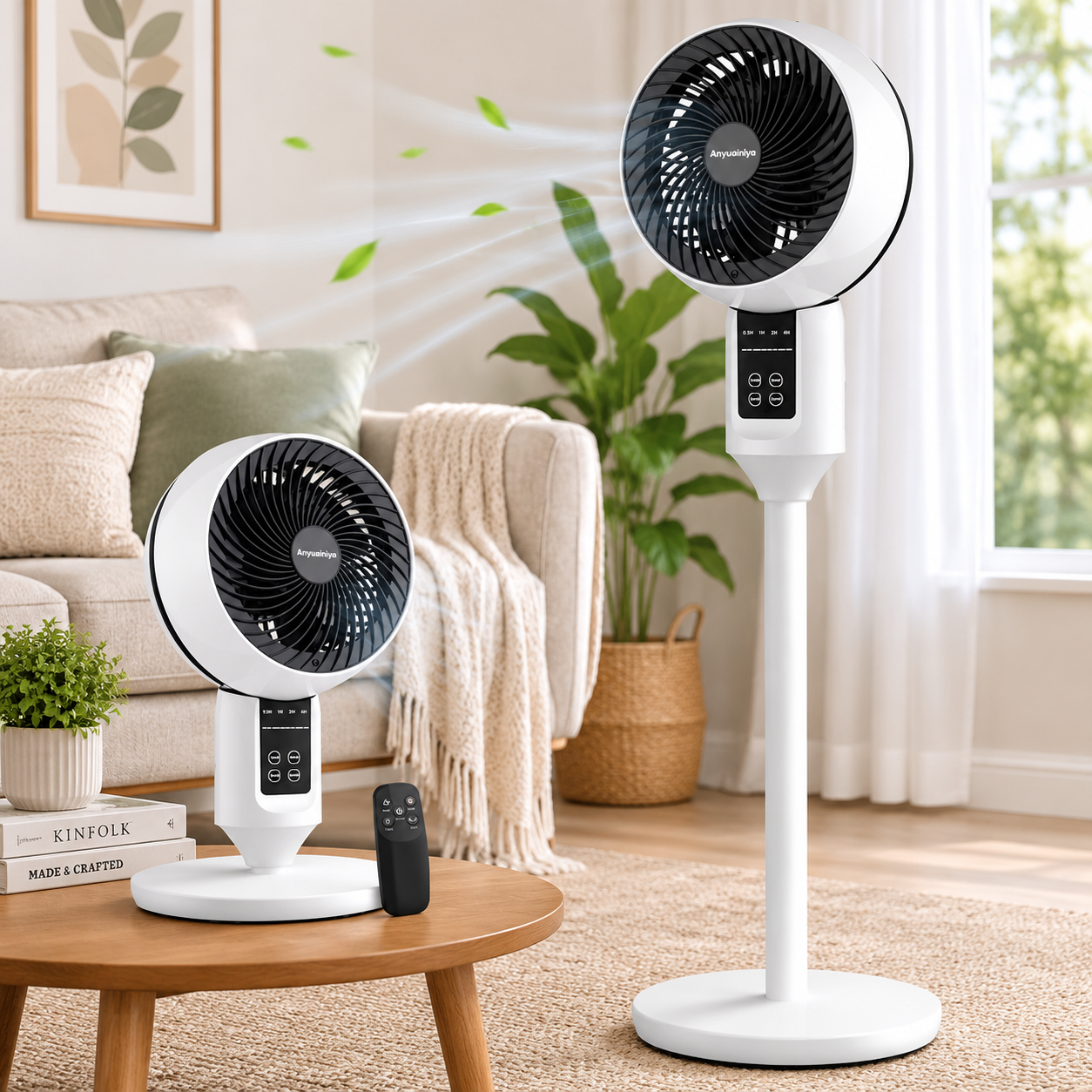 Standventilator mit 3D-Oszillation | Höhenverstellbar