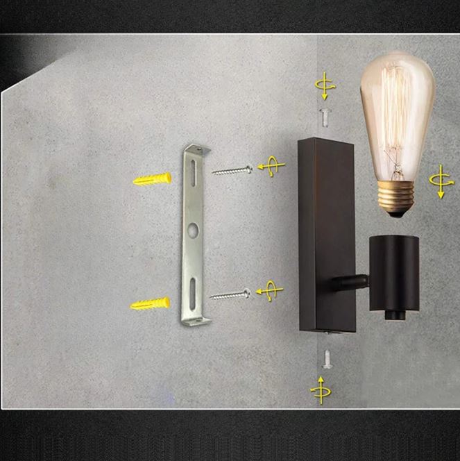 GlowHeritage Retro LED-Wandleuchte – Vintage Look für Wohnzimmer & Schlafzimmer