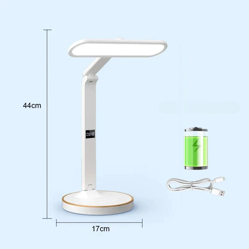 ChronoLight - LED-Uhr-Schreibtischlampe mit energieeffizienter Beleuchtung und modernem Design