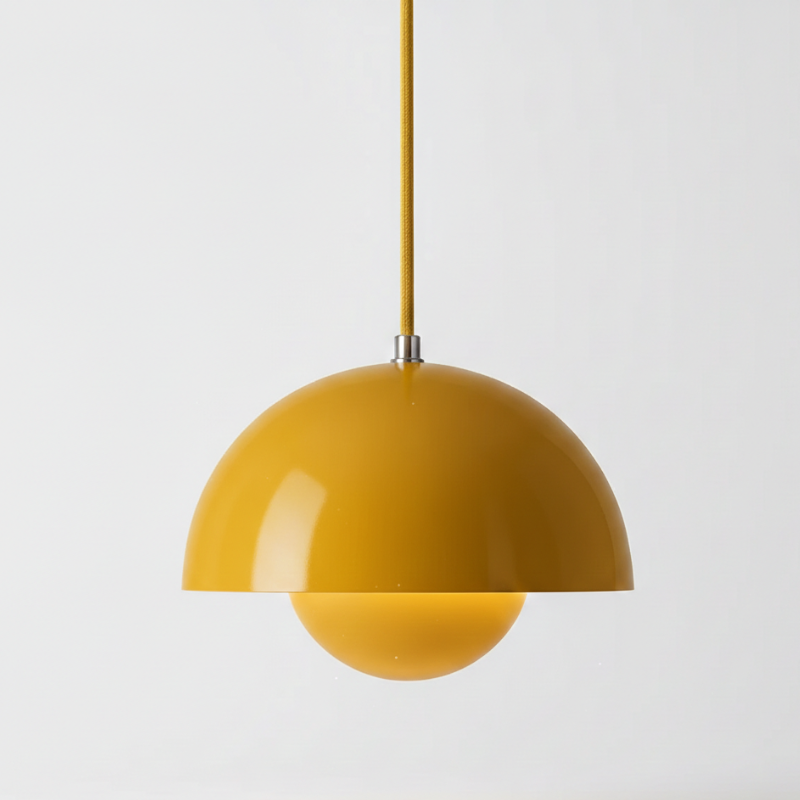 Halbkreisförmiger bunter Kronleuchter – Skandinavisches Design für Esszimmer & Wohnzimmer