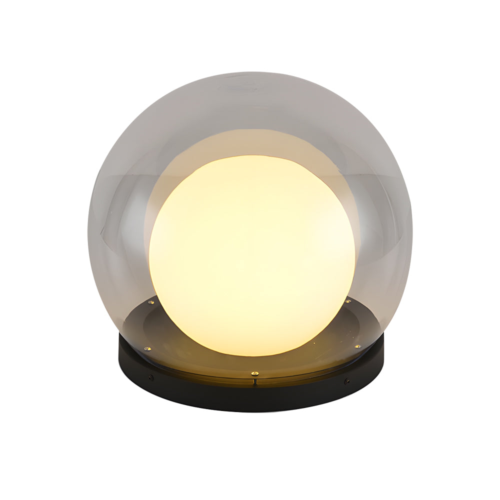 LumoPillar Außenleuchte Modern Sockellampe Schwarz für Einfahrt