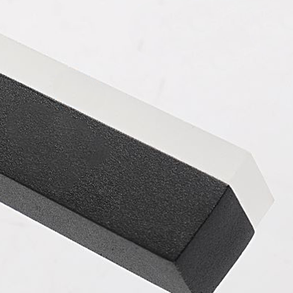 LunaStellar LED-Spiegelwandleuchte - Modernes Design in Schwarz/Weiß