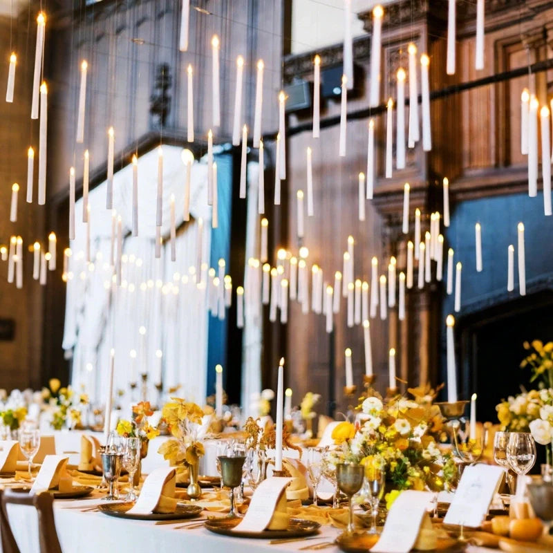 MystiGlow Schwimmkerzen – LED, kabellos, Warmweiß, Hochzeit & Outdoor