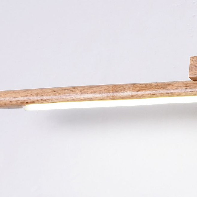 Solara – LED Wandleuchte aus Holz & Acryl für Bad & Schlafzimmer