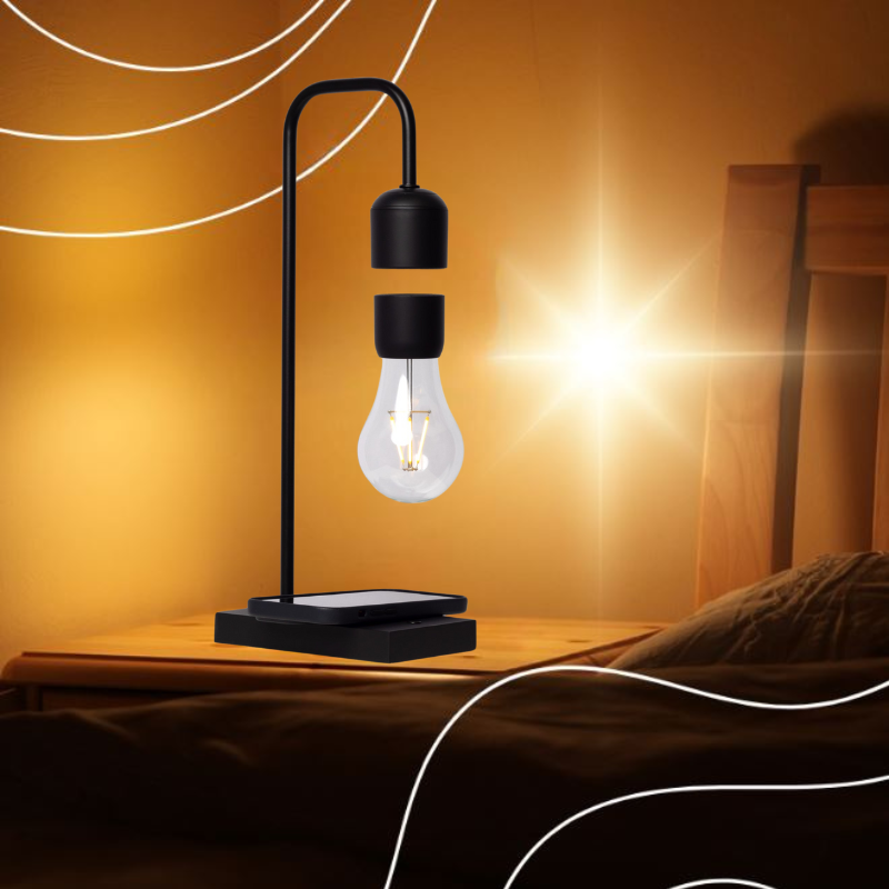 HoverLite - Minimalistische kabellose schwebende LED-Lampe
