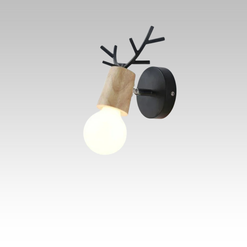 AntlerBeam Playful Wandleuchte - Buntes skandinavisches Design für Kinderzimmer