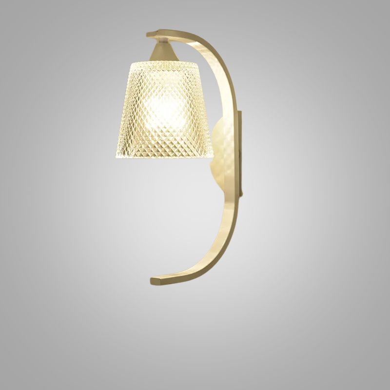 BirdLuxe - Elegante Wandleuchte mit Vogeldesign - Holz und Glas für das Schlafzimmer