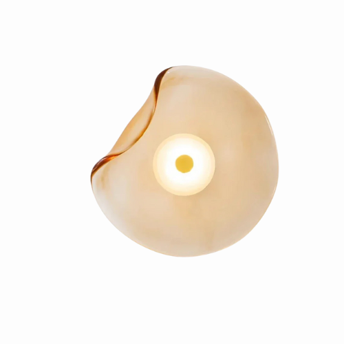 EternaGlow I LED-Wandleuchte - Glasdesign mit energieeffizienter Beleuchtung für den Korridor