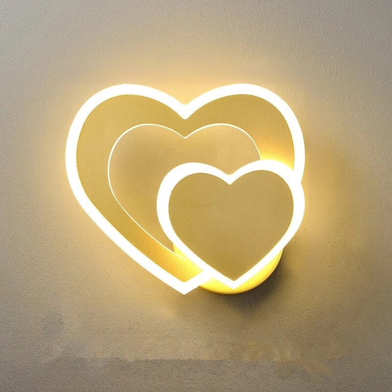 HeartBliss Lampe - Romantisches Herz Design für Schlafzimmer und Wohnzimmer