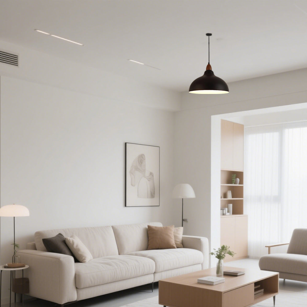 LumoSwing Hängelampe modern – dimmbar, schwarz, für Esszimmer