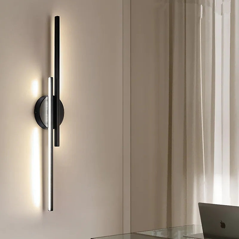 ZenithLicht - Moderne LED-Wandleuchte Twin Linear