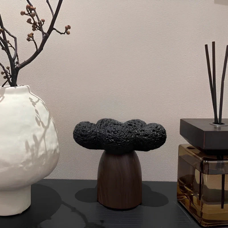 LumoLava Kerzenhalter Modernes Design Fließoptik Bronze Innen